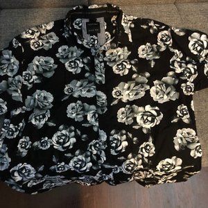 Cactus Man FLORAL BUTTON UP